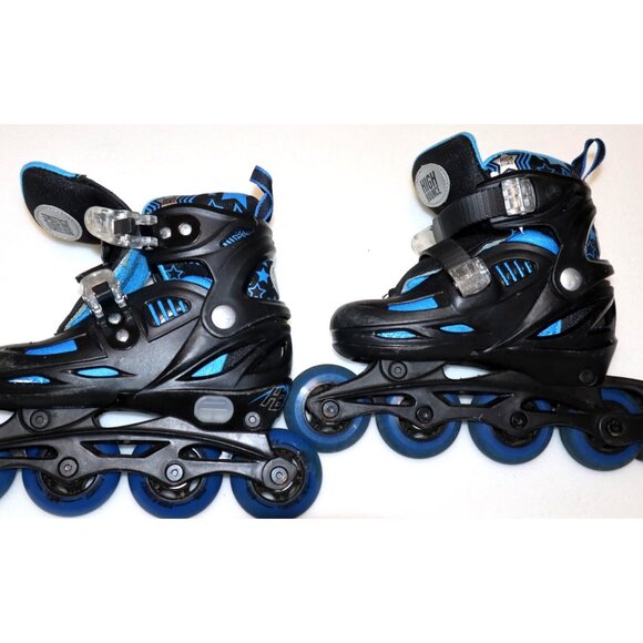 Adjustable Rollerblades Inline Skates High Bounce Blue Y2K Streetwear Skate - Picture 1 of 7